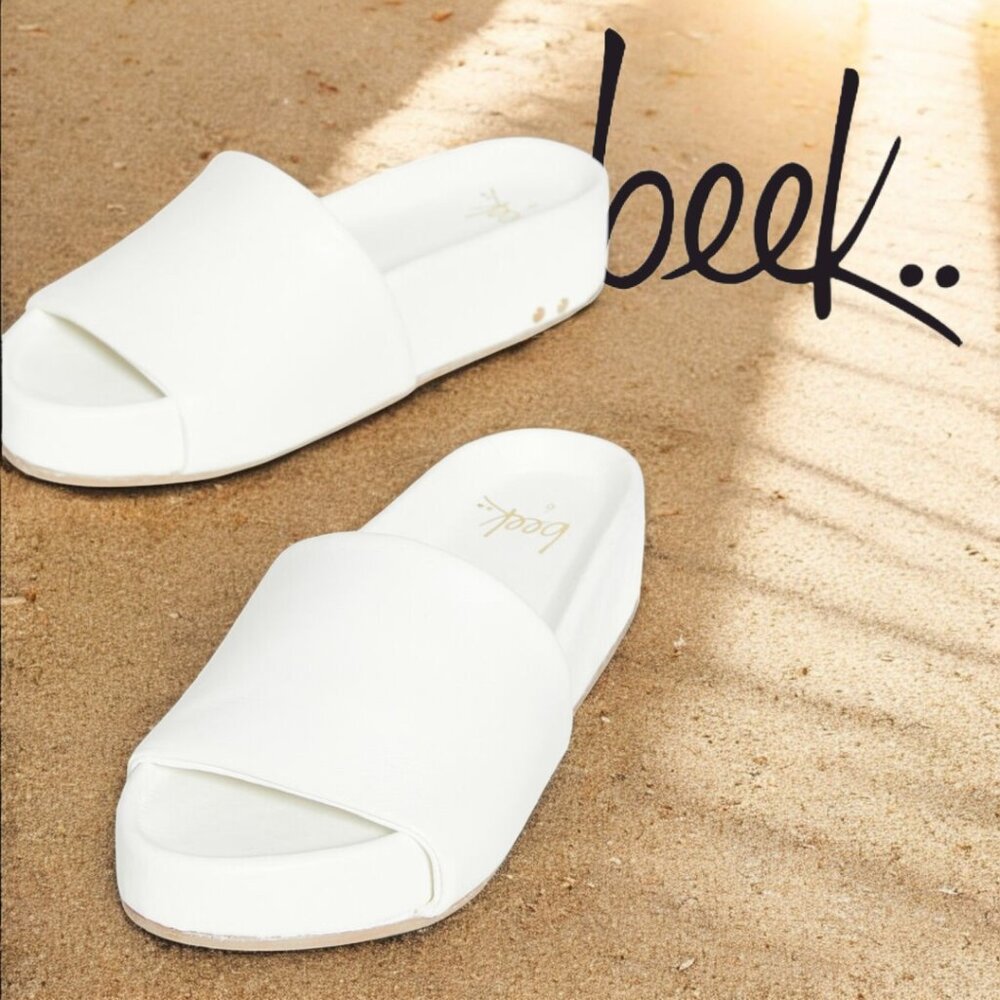 beek Pelican Leather Platform Sandal